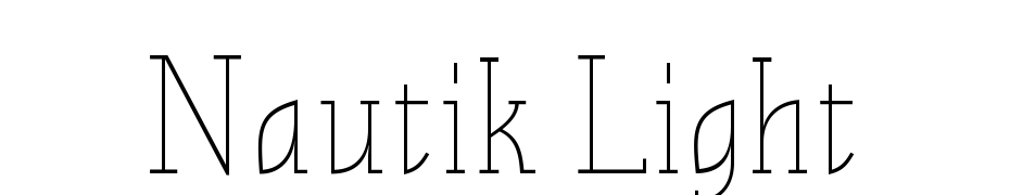 Nautik Light Font Download Free